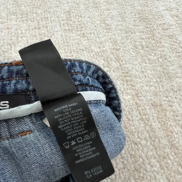 Vintage DKNY Jeans Blue Chambray Wide Leg Crop Pants Jeans 12 - Picture 12 of 12